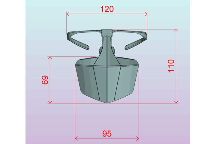 4 stk. 007 visir masker og mulighed for CE-mundbind til KUN 0,99 kr/stk.4 