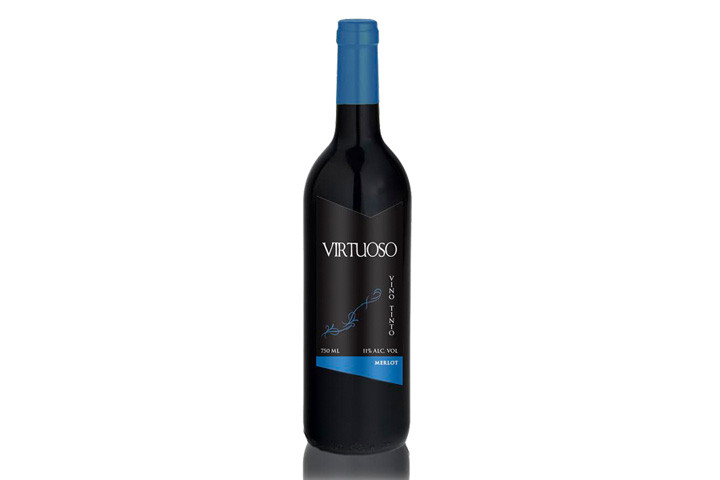 Spansk rødvin - 12 stk. Virtuoso Merlot & Cabernet Sauvignon 4 