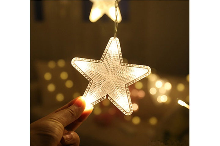 Nu kan du få en LED lyskæde med stjerner til optimal julehygge2 