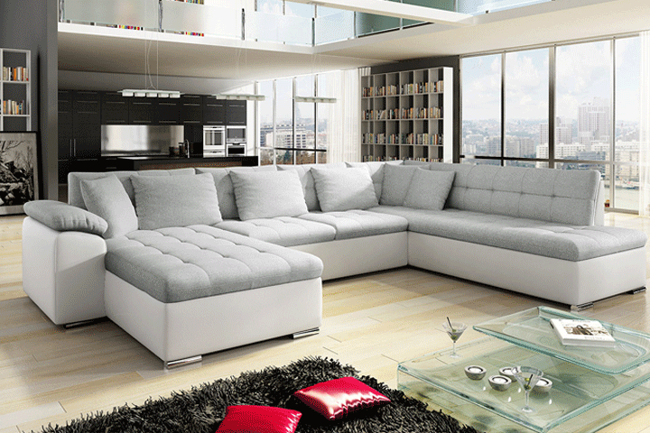 Få en stor og behagelig sofa med plads til hele familien! du vælger selv stof og farver6 