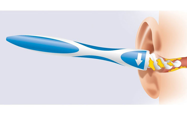 Få renset dine ører og fjern ørevoks uden smerter med en genanvendelig ørerenser2 
