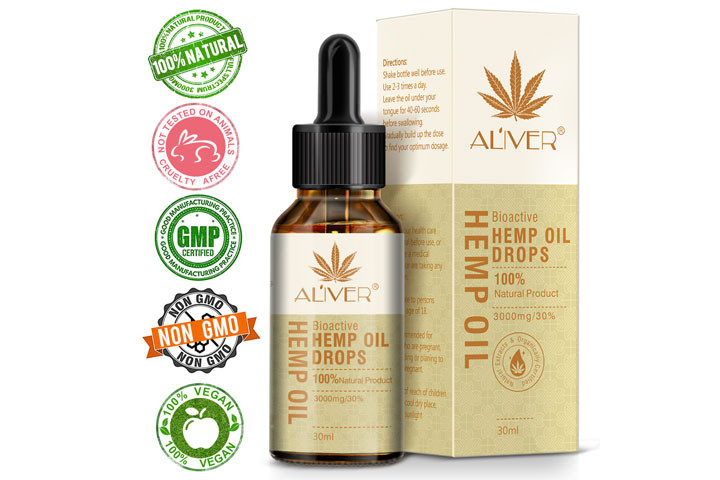 RESTSALG! Aliver CBD olie (cannabisolie)10 