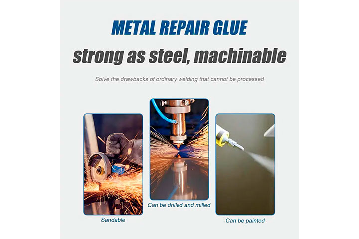 Holdbar Aluminium & Metal Epoxy Lim – Stærk & Langtidsholdbar Reparation4 