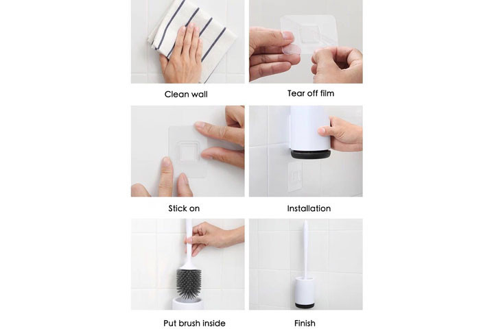 Gør toilettet rent med en antibakteriel toiletbørste5 