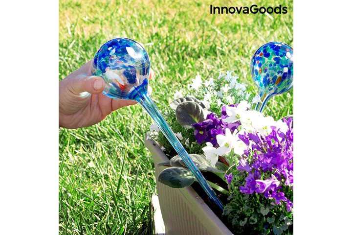 Disse smukke balloner i glas vander automatisk dine planter og blomster i op til 10 dage4 