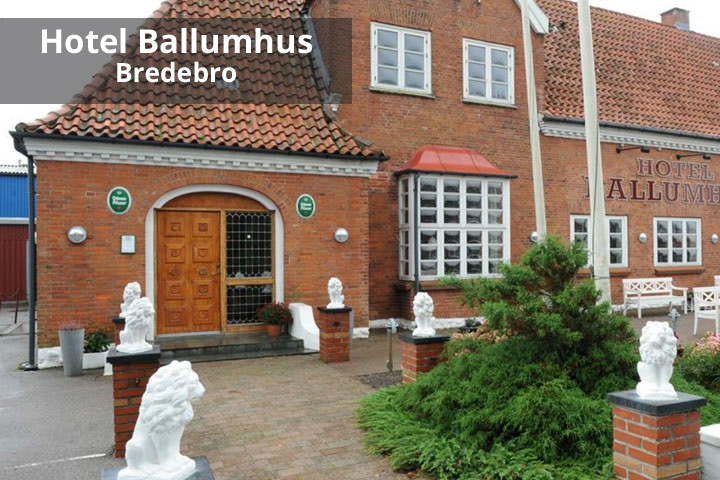 Nyd et ophold for 2 personer inkl. middag, vin og morgenmad på Hotel Ballumhus1 