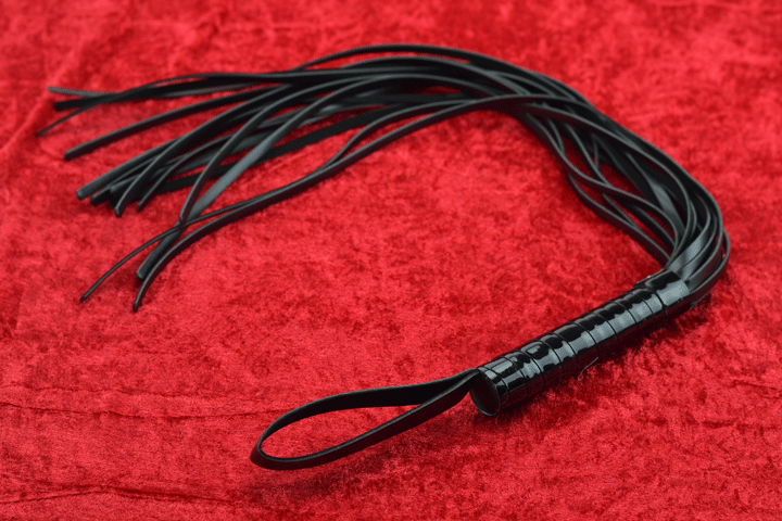 BDSM Pisk i sort PU læder5 