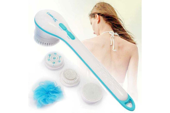 Elektrisk børste til ansigt og krop, der får dit brusebad til at føles som en ægte spa-oplevelse! 7 