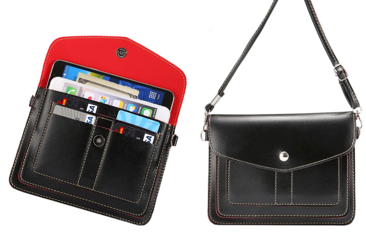 Smart og praktisk taske med plads til mobil, kreditkort og nøgler - idéel til byen2 