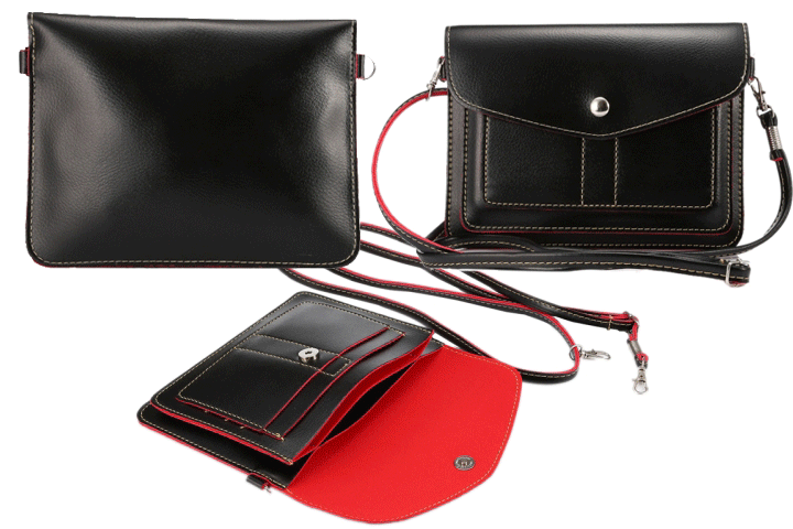 Smart og praktisk taske med plads til mobil, kreditkort og nøgler - idéel til byen1 