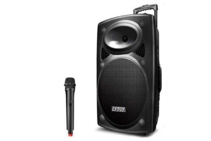 Bluetooth trolley højtaler med trådløs mikrofon og god lyd1 