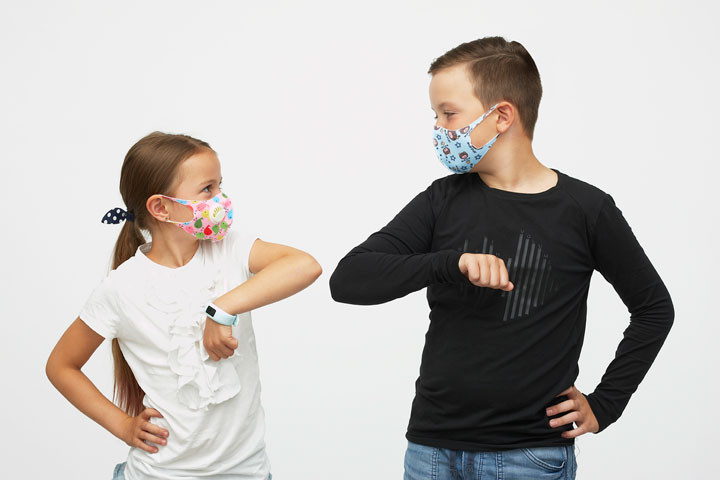 Genanvendelige mundbind til børn, der er vaskbare og fås til både drenge og piger7 
