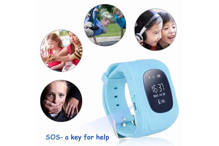 Børne GPS i form af smartwatch med mange funktioner 4 