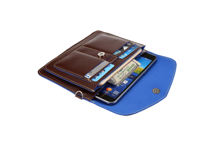 Smart og praktisk taske med plads til mobil, kreditkort og nøgler - idéel til byen5 
