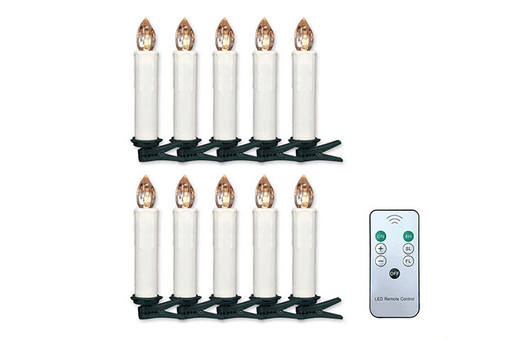 Skab Den Perfekte Julestemning med Trådløse LED Stearinlys – Nem og Sikker Opsætning!2 
