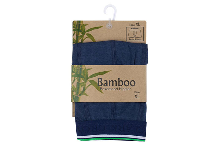 Oplev uovertruffen komfort med 3 par Clark Crown® herre boxershorts lavet af bambus.5 