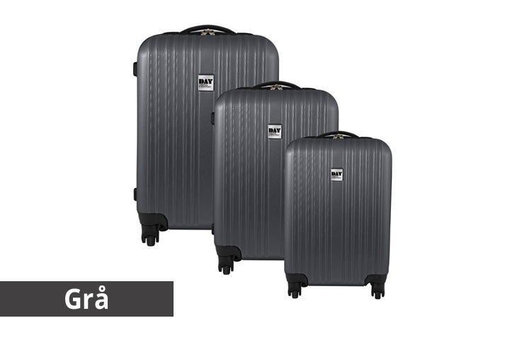 Hardcase kuffertsæt i 3 dele, som fås i 7 forskellige farver 6 
