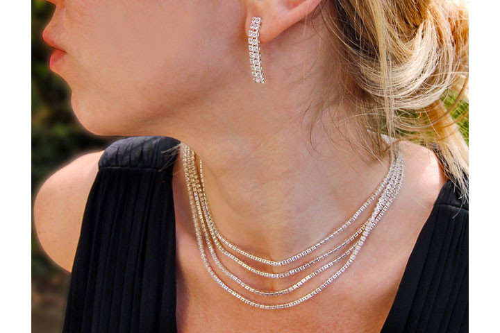 Glamourøst smykkesæt med Swarovski krystaller fra Victoria's Candy 1 