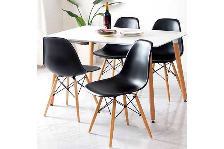 DENMARK stole - 4 stk. kvalitetsstole i sort eller hvid 1 