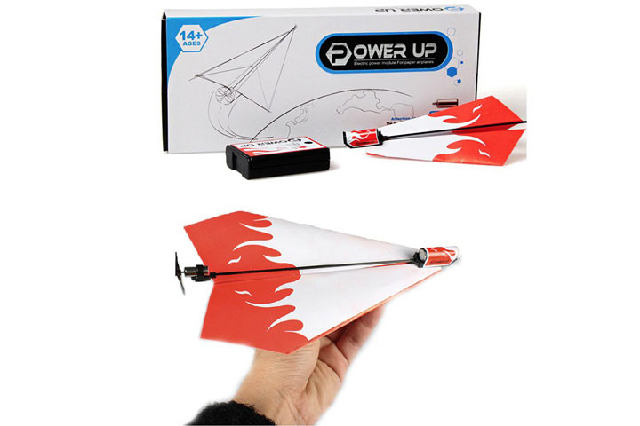 DIY Papirflyver med motor, som der er mange timers sjov og underholdning i4 