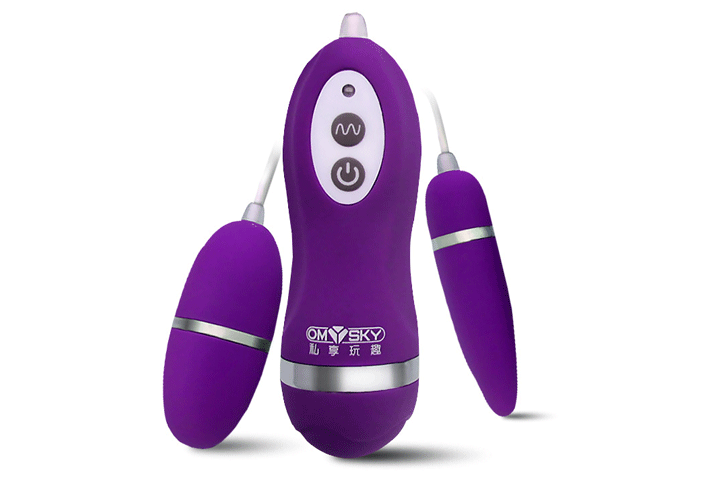 Pir dig selv eller din partner med Samba Raider Dual Jump Eggs Massager 1 