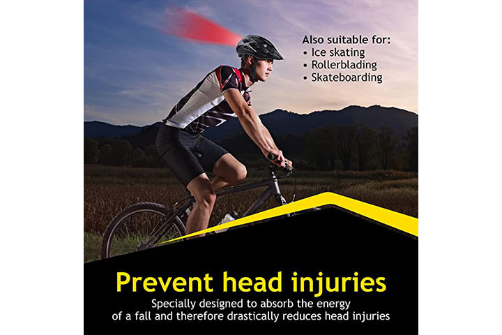 Beskyt dig selv og vær synlig i trafikken med denne sikre cykelhjelm fra Dunlop1 