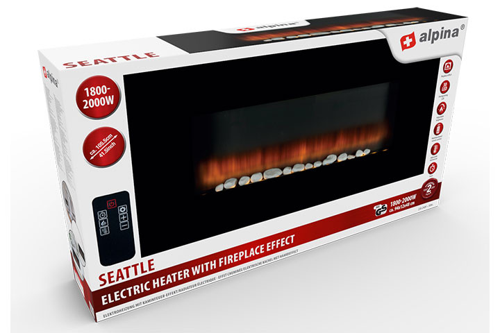 Væghængt Elektrisk Pejs – Skab Hygge og Varme i Dit Hjem!7 