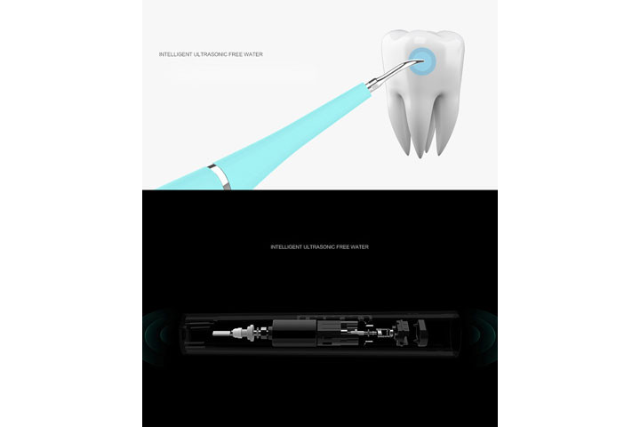 Elektrisk tandrenser som løsner plak, tandsten, bakterier og snavs6 