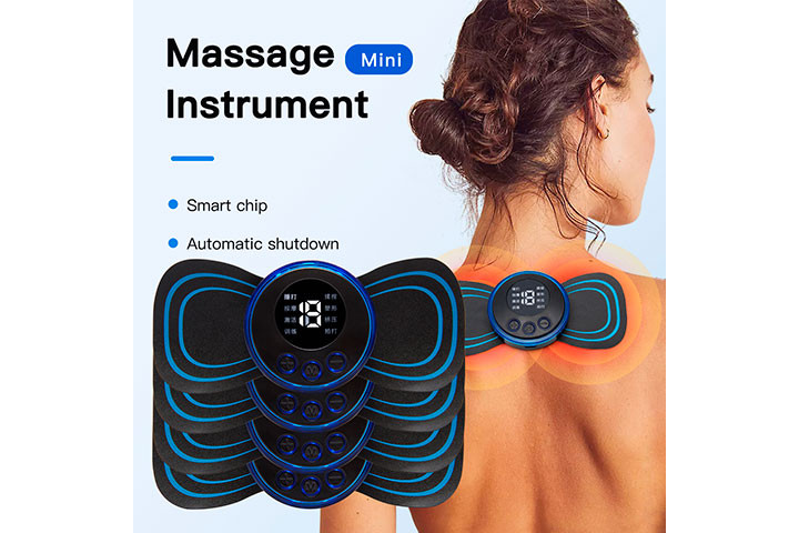 Forkæl dig selv med den ultimative afslapning derhjemme med vores Smarte Elektroniske Massageapparat med fjernbetjening1 