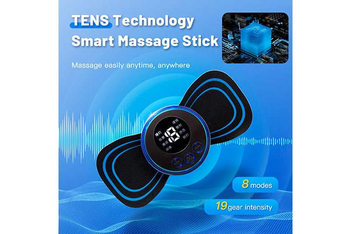 Forkæl dig selv med den ultimative afslapning derhjemme med vores Smarte Elektroniske Massageapparat med fjernbetjening4 