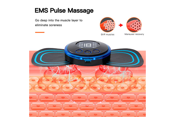 Forkæl dig selv med den ultimative afslapning derhjemme med vores Smarte Elektroniske Massageapparat med fjernbetjening6 