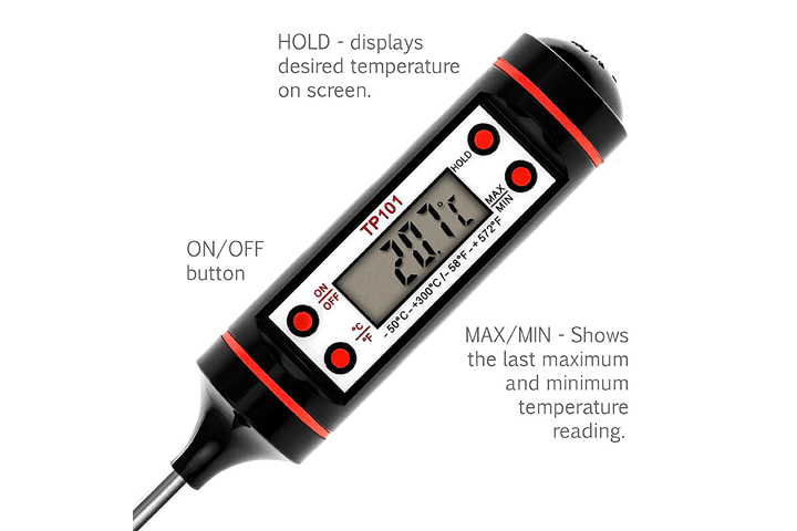 Digitalt termometer, der hjælper dig med at tilberede dit kød helt perfekt via LCD display3 
