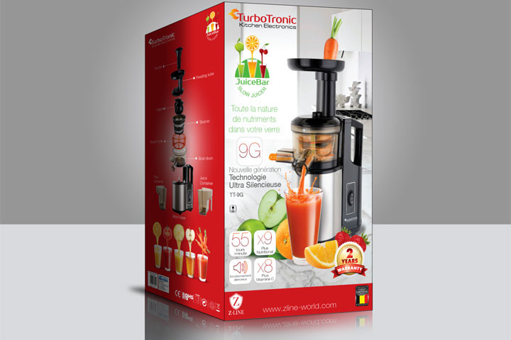 Slowjuicer fra Turbo Tronic, der skåner miljøet og laver vitaminrig juice 8 