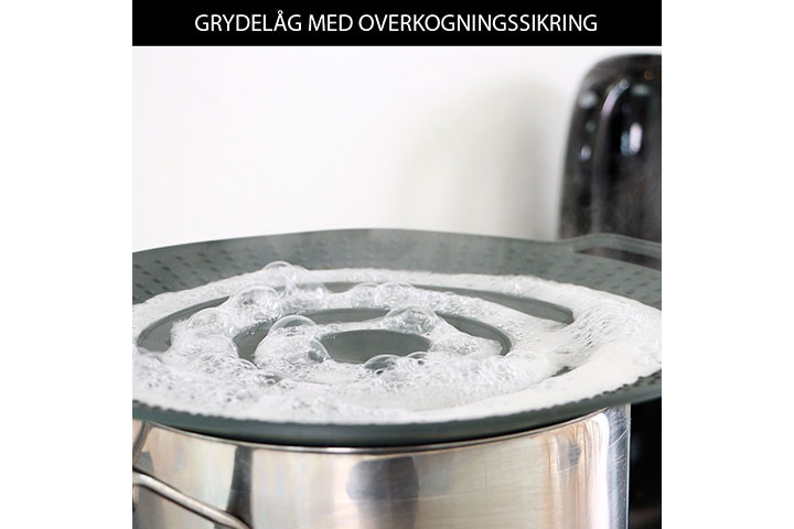 Aldrig mere bekymring over overkogning med er grydelåg med overkogningssikring2 