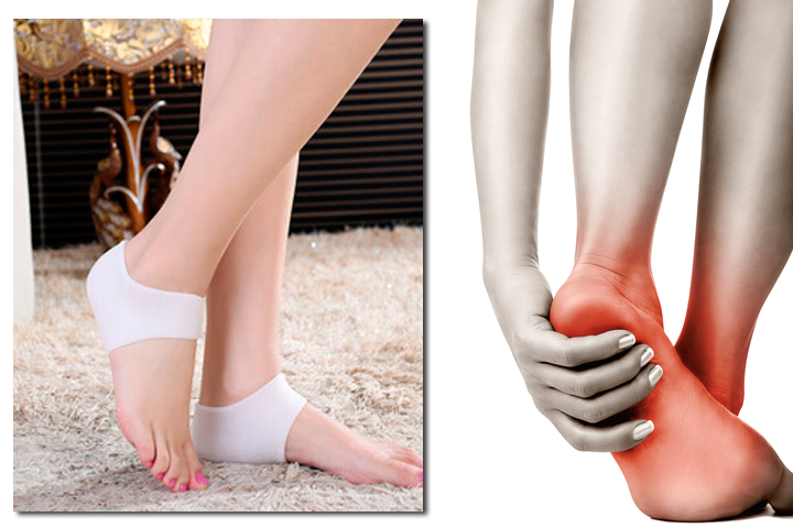 Aflast din hæl og forebyg skader med GEL hælstrømpe 1 