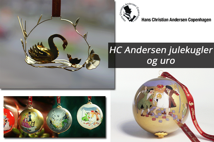 Pynt dit juletræ med de smukkeste glas julekugler med H.C. Andersens eventyr1 