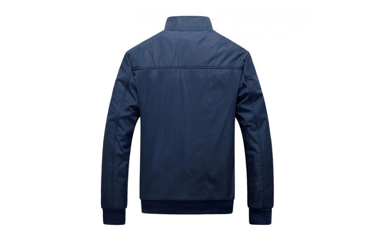 Herrington jakke til herrer i flot sort eller blåt slim-fit design 6 