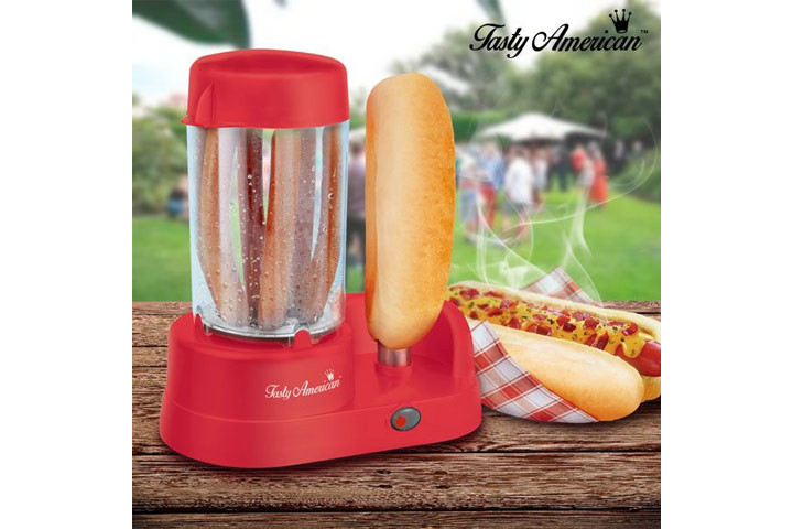 Hotdog Maskine fra Tasty American, der kan lave 6 hotdogs på en gang 1 