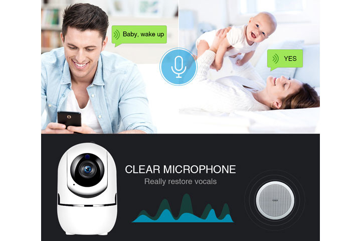 Smart overvågningskamera du kan bruge både inde og ude for at beskytte dit hjem4 