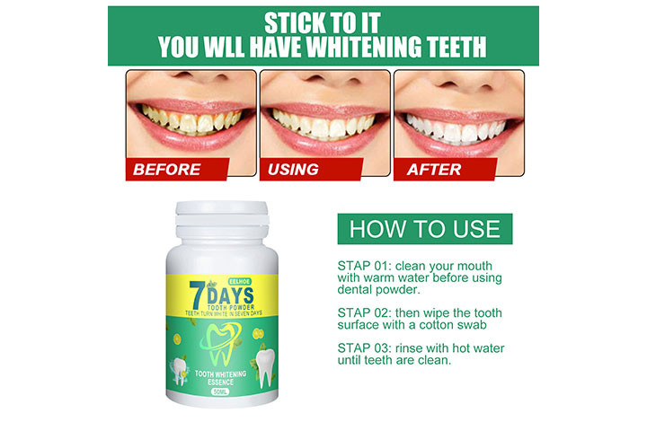 Få flotte, hvide og skinnende tænder med tandpulver5 