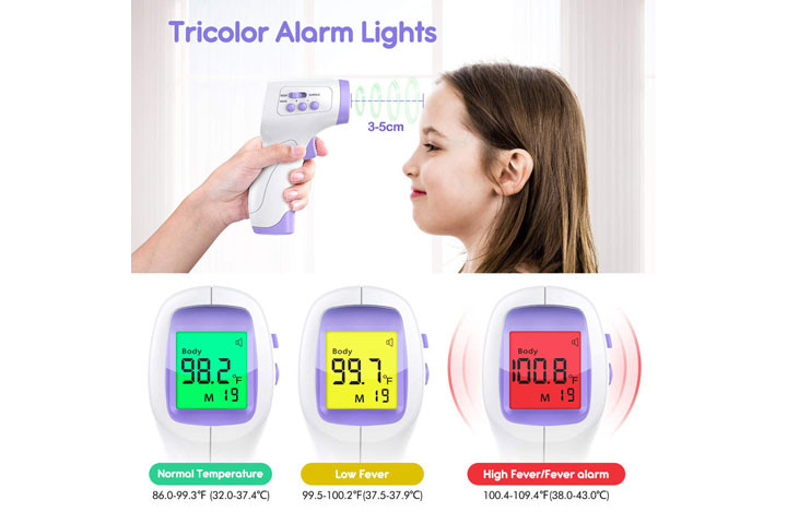 Dette infrarøde termometer giver en præcis og professionel måling af temperaturen7 