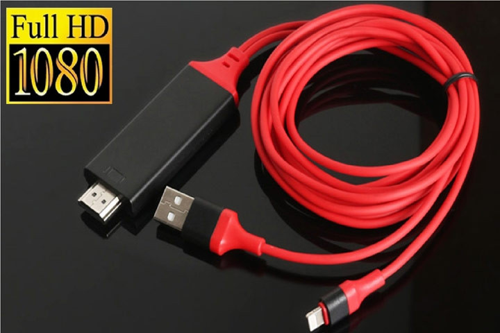 HDMI adapter kabel til iPhone, iPad og iPod, der overfører billeder i Full HD kvalitet 2 