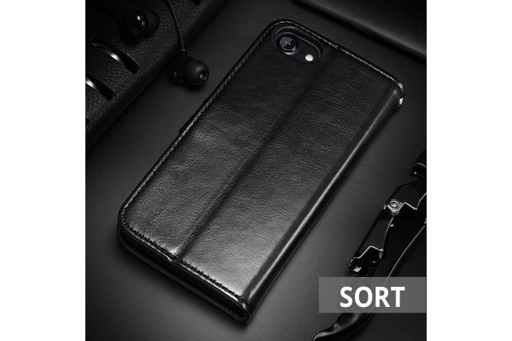 PU lædercover til iPhone eller Samsung med ståfunktion - mobilcover og pung i én4 