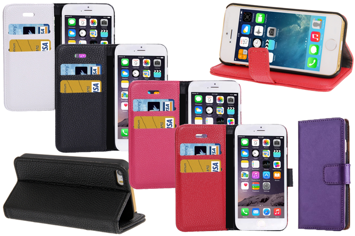 Beskyt din iPhone med et flip cover i flot design og med plads til dine kreditkort 1 
