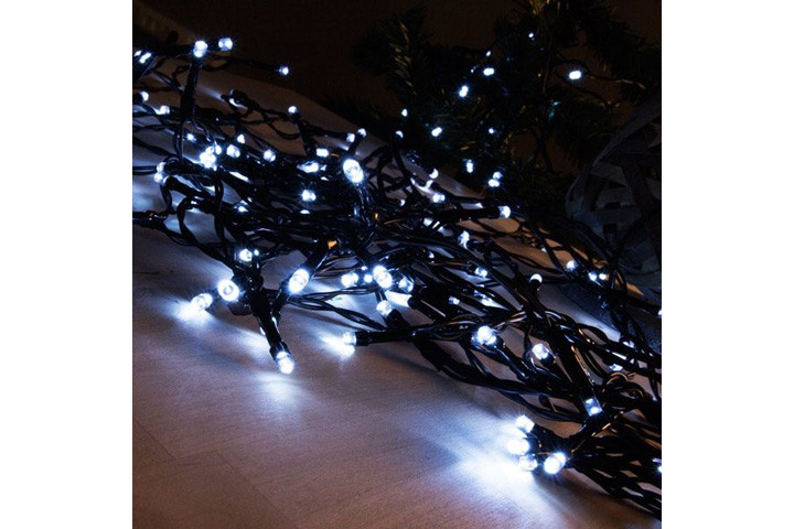 Hvide LED julelys - 48, 96, 192 eller 240 stk. 2 