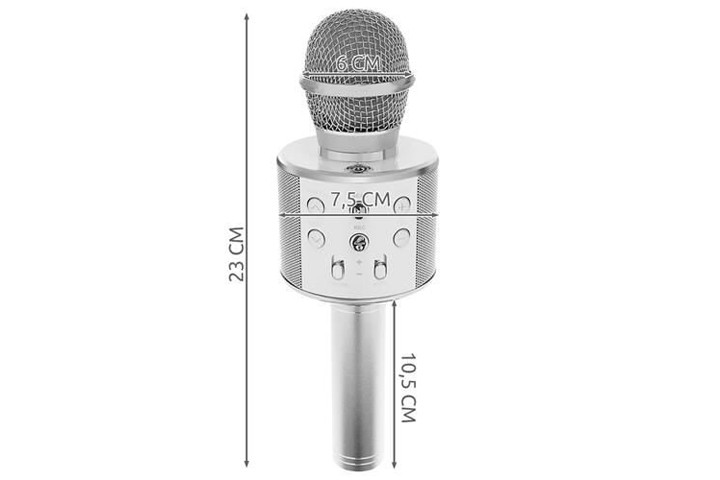 Mikrofonen har 2 indbyggede højtalere samt en lang række funktioner2 