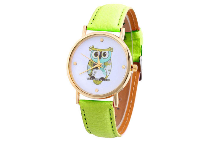 Smarte Kids Owl Børne-ure i hammerflotte farver3 