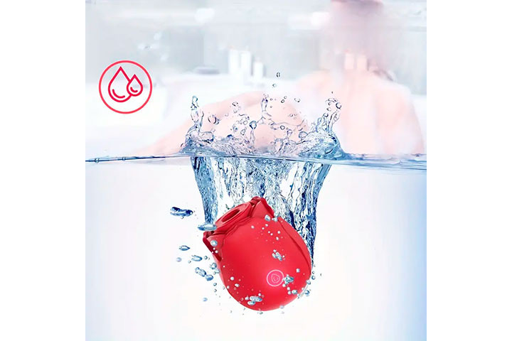 Rose Klitorisstimulator – Intens Sugefunktion med 10 Vibrationsindstillinger1 
