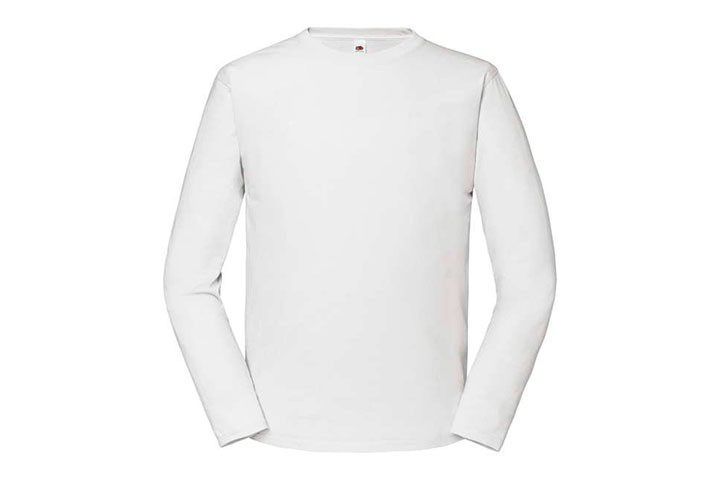 Hold varmen med stil – Langærmet T-shirt fra Fruit of the Loom i blødt bomuld!4 