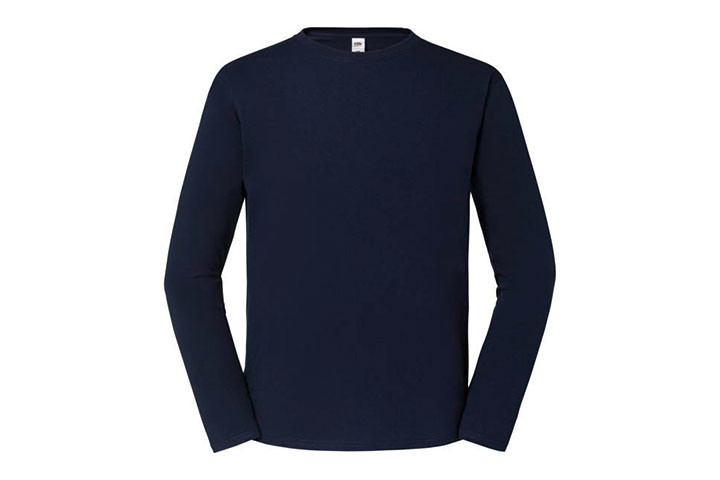 Hold varmen med stil – Langærmet T-shirt fra Fruit of the Loom i blødt bomuld!3 